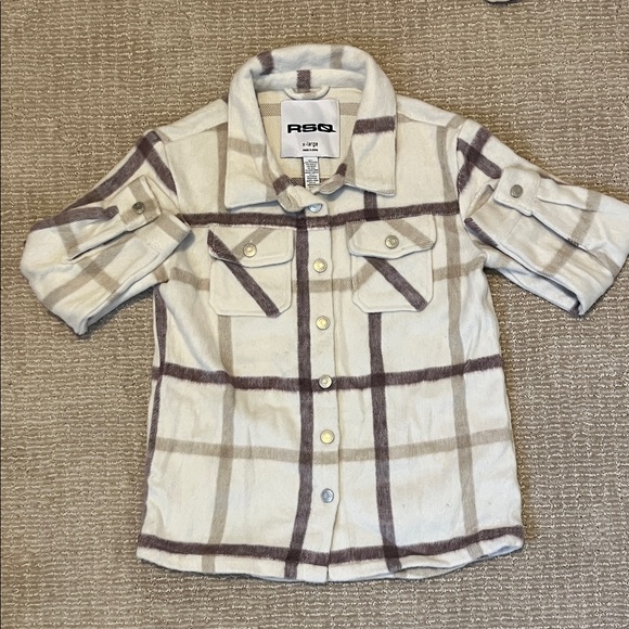 RSQ Other - RSQ Kids Plaid Shacket